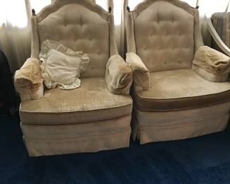 Nice ivory side chairs