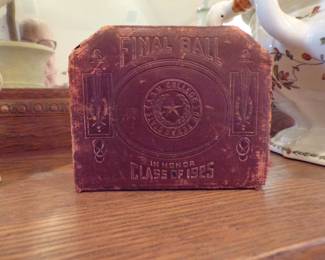 TAMU 1925 Leather Bookends