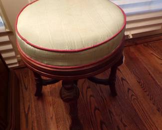 Antique Piano Stool