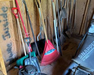 Collection of Yard Tools