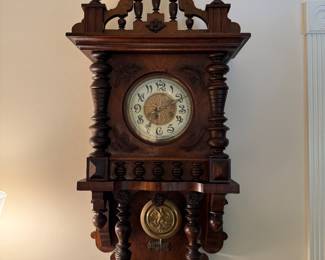 Vintage German Adler Gong Wall Clock