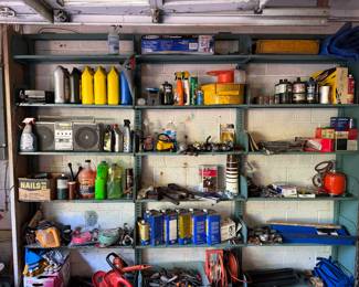 Collection of Motor Oil and Chemicals