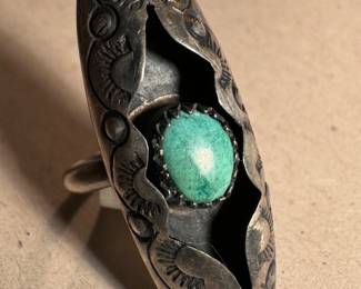 Sterling Silver & Turquoise Ring