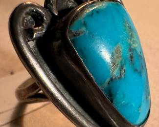 Sterling Silver & Turquoise Ring
