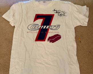 Houston Comets "Life is Beautiful" T-Shirt Autographed by Tina Thompson