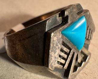 Sterling Silver & Turquoise Ring