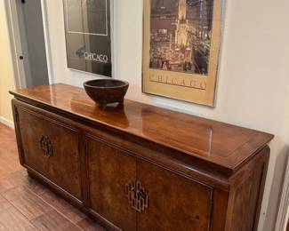 Century 4 Door Console Table (18-1/2"D x 76"W x 30-1/2"H)