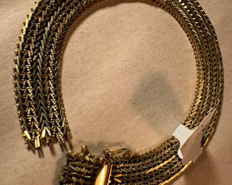 14K Gold Braided Bracelet