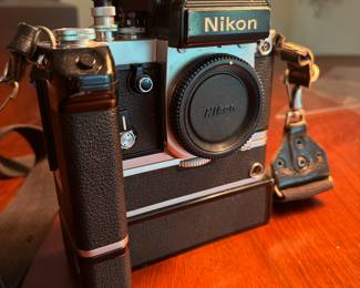 Nikon F2 Body with MD-2/MB-1 Motor Drive Camera