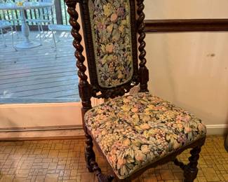 Barley Twist Side Chairs (6 Total)