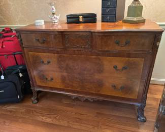 Vintage 3 Drawer Chest of Drawers (49"W x 22"D x 33-1/2"H)