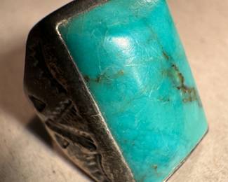 Sterling Silver & Turquoise Ring