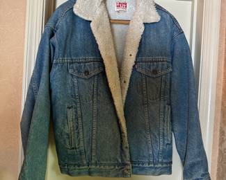 Men's Vintage Levis Sherpa Lined Trucker Jacket Size L