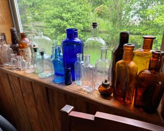 Insane Collection of Vintage Bottles & Glass