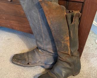U.S. Civil War Relic Leather Boots
