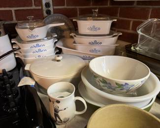 Large Selection of Vintage Corningware