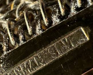 Sterling Silver Multicolor German Chainmail Frame Evening Bag