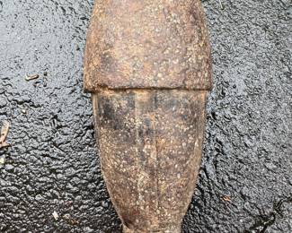 Civil War U.S. Ribbed Schenkel Cone Case Shot Defused