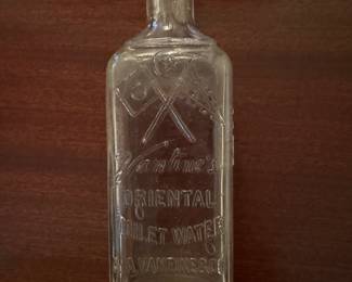 Antique Vantine's Oriental Toilet Water Bottle