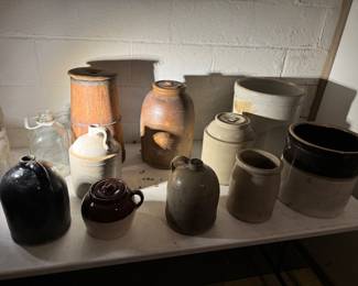 Collection of Vintage Jugs and Pots
