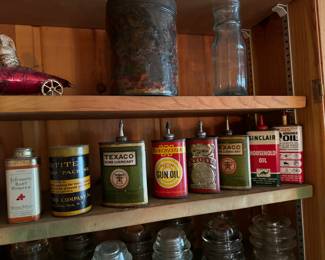 Antique Oil Cans & Chemical Containers