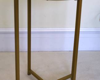 Faux marble top stand 