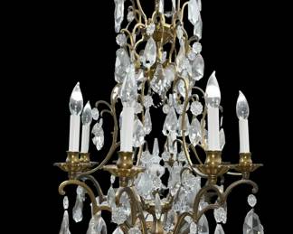  elegant 8-arm crystal chandelier