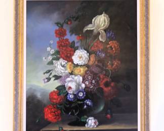 Huge Floral Painting 
