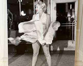 Bombshell "Marilyn Monroe" Framed in Acrylic 