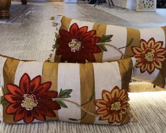 Sation and embroidery pier one pillows 