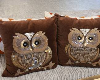 Owl Sequenced pillows 