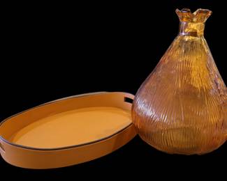 beautiful orange accent pieces who needs Hermes lol