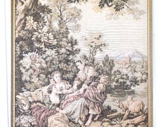 Beautiful  Aubusson Style TAPESTRY 