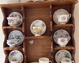 Royal Albert, Imperial, Elizabethan cups & saucers