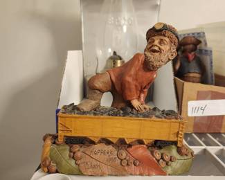 Southern Pacific Company Railroad wall mount keep lamp and Cairn Studio Hopper by Thomas F Clark Hopper with COA