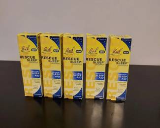 5 Bottles of Bach Rescue Sleep Natural Sleep Aid Dropper Unopened
