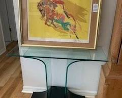 Glass Sofa Table from Italy