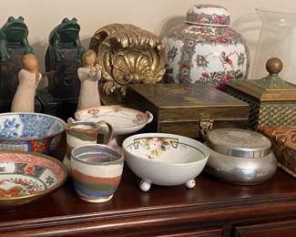 Assorted Porcelain and Home Decor