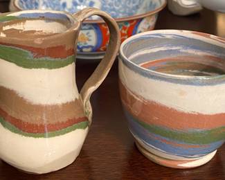 Small Desert Sands Pottery Creamer and Sugar