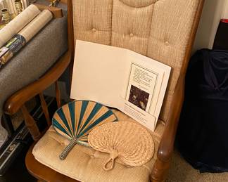 Rocking Chair/Hand Fans