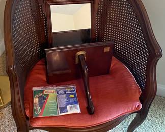 Wicker French Provincial Chair