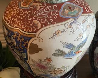 Oriental Vase with Stand