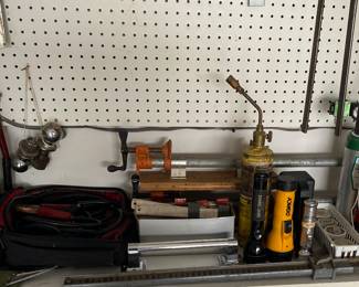 Bolt Cutter/ Bottle Jack/Jumper Cables/Torch