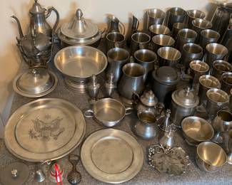 Assorted Pewter