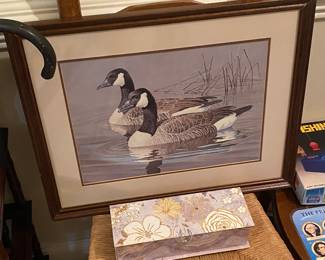 Ladder Back Cane Bottom Chair