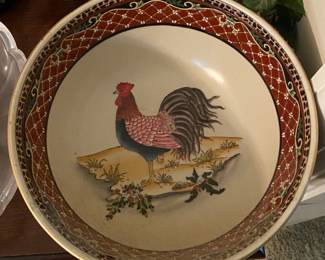 Large Rooster Bowl