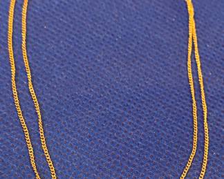 10K Gold Necklace with Pearl