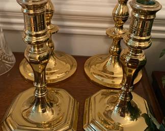 Virginia Metalcrafters Brass Candlesticks