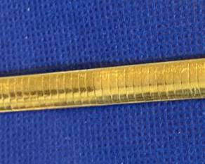 14K Gold Herringbone Bracelet