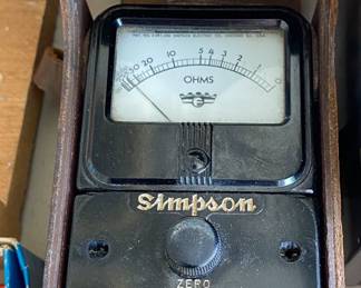 Simpson Model 372 Ohmmeter